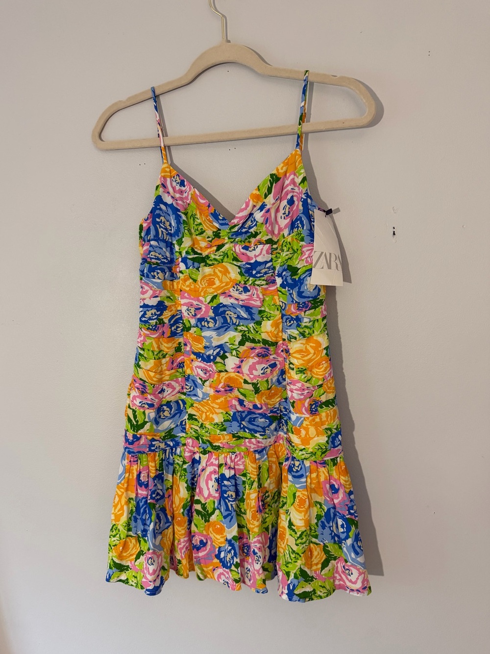 Zara floral mini dress - Picture 1 of 6